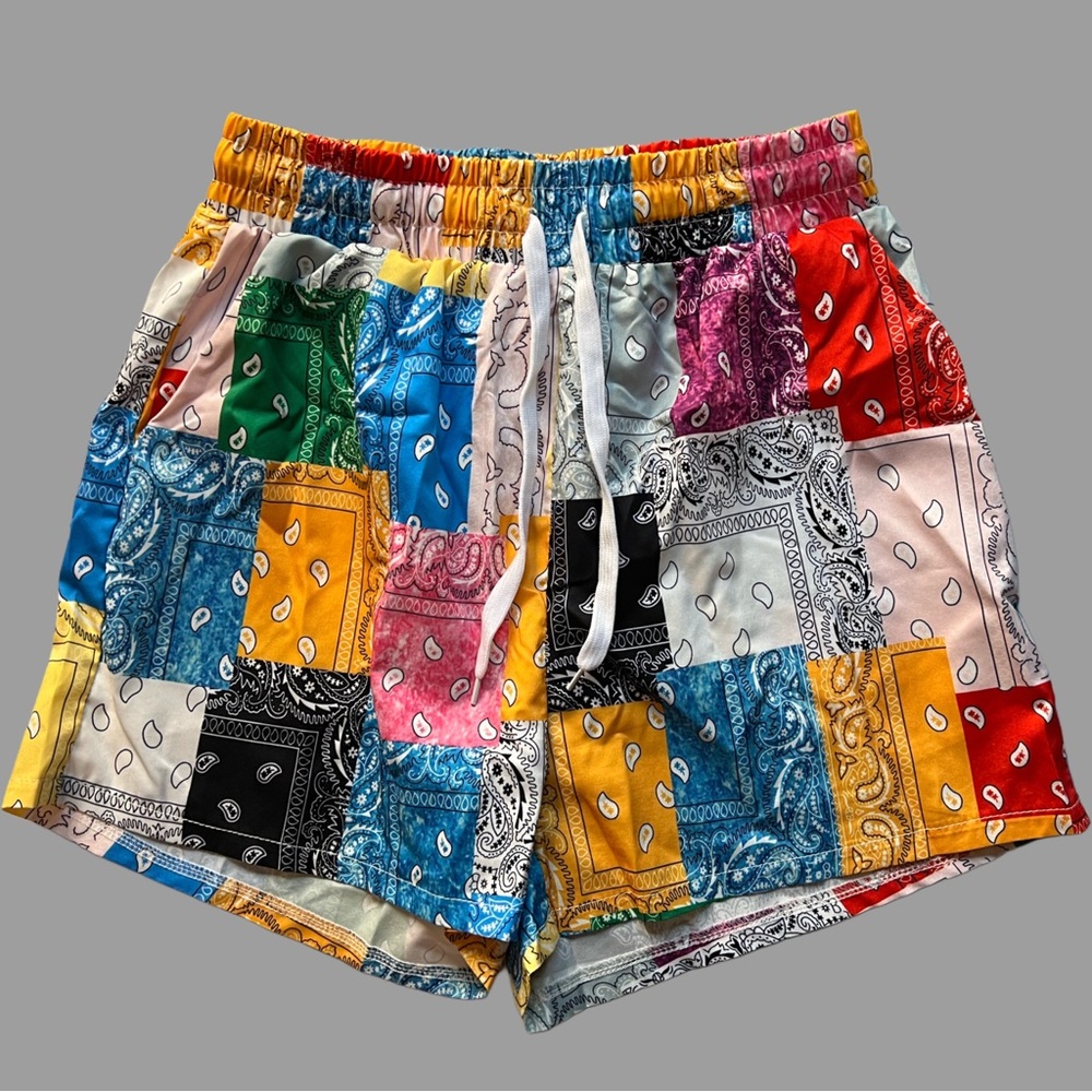 Paisley Patchwork Shorts